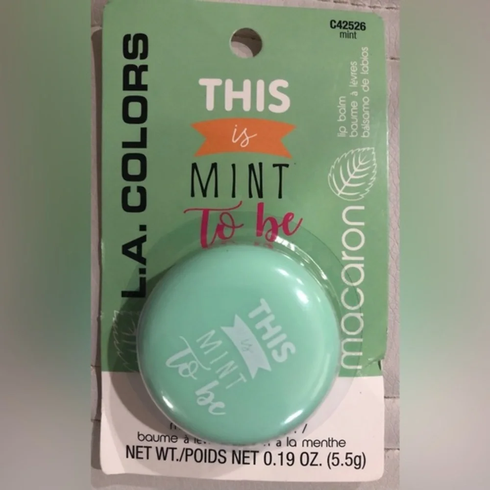 2pack‎ grape and mint scented delicious lip balm macarons new FREE
